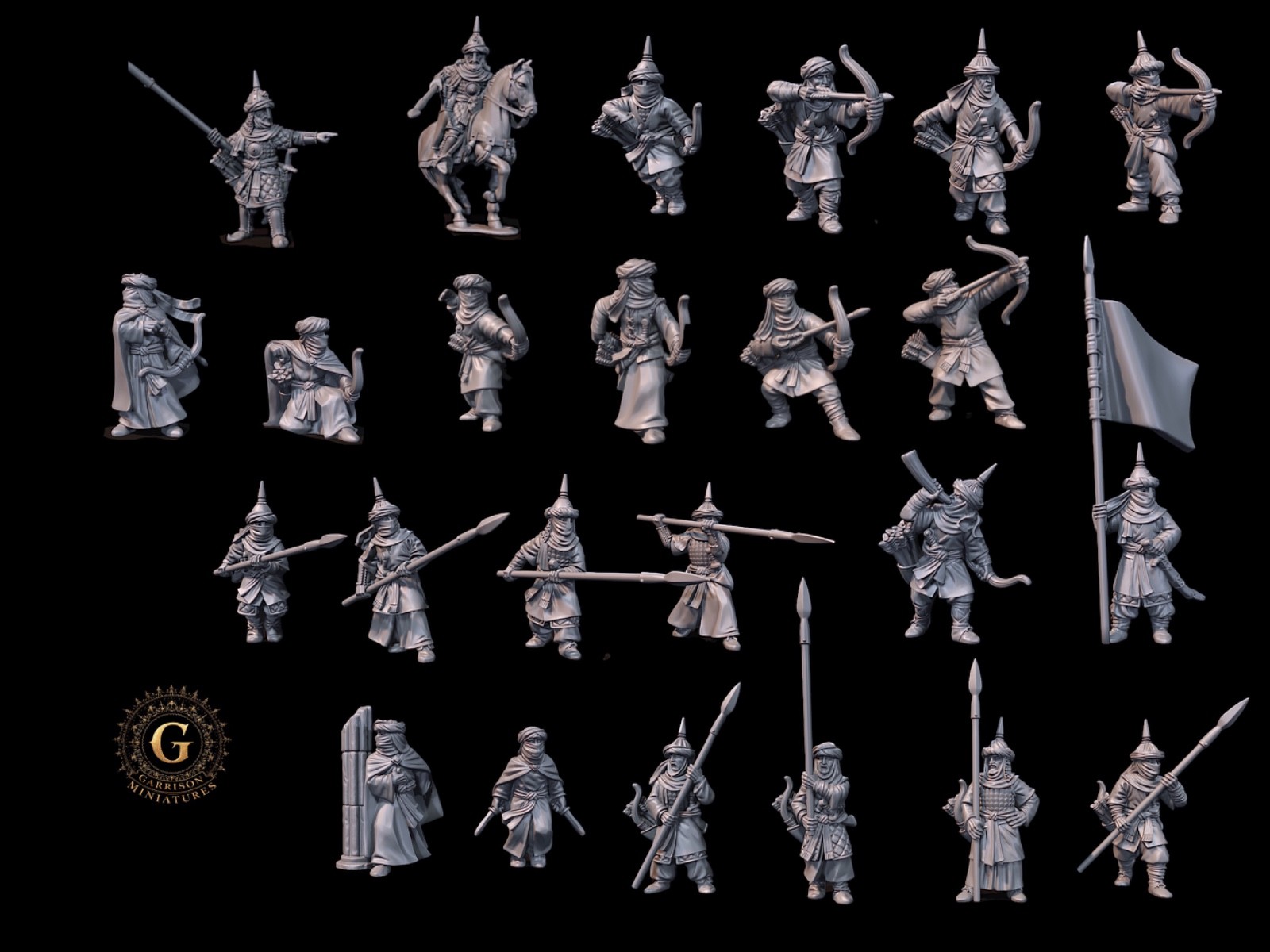 Southron Army Deal #1 Southron Warriors Bundle ideal MESBG LoTR 28mm X24 Wargame