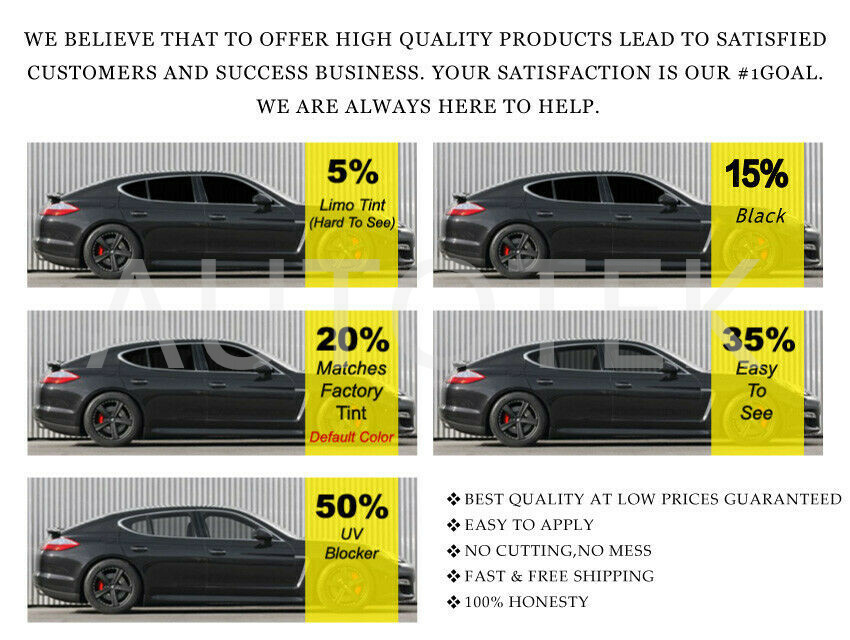 PreCut Window Film Any Tint Shade % VLT For Toyota Corolla 2003 - 2008