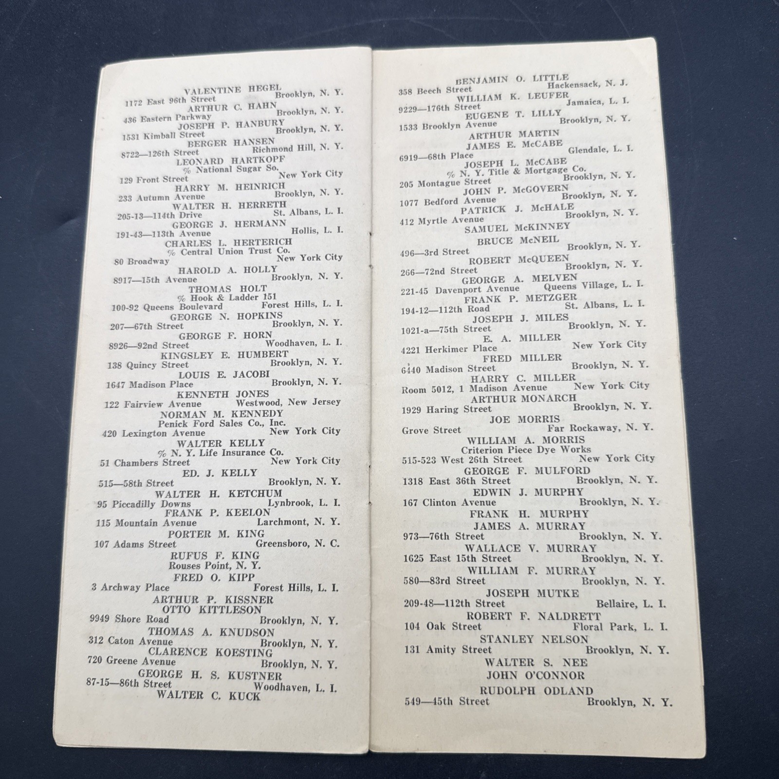 WWI 105th Field Artillery Battery B Guidon Yearbook menu reunion 27th Division