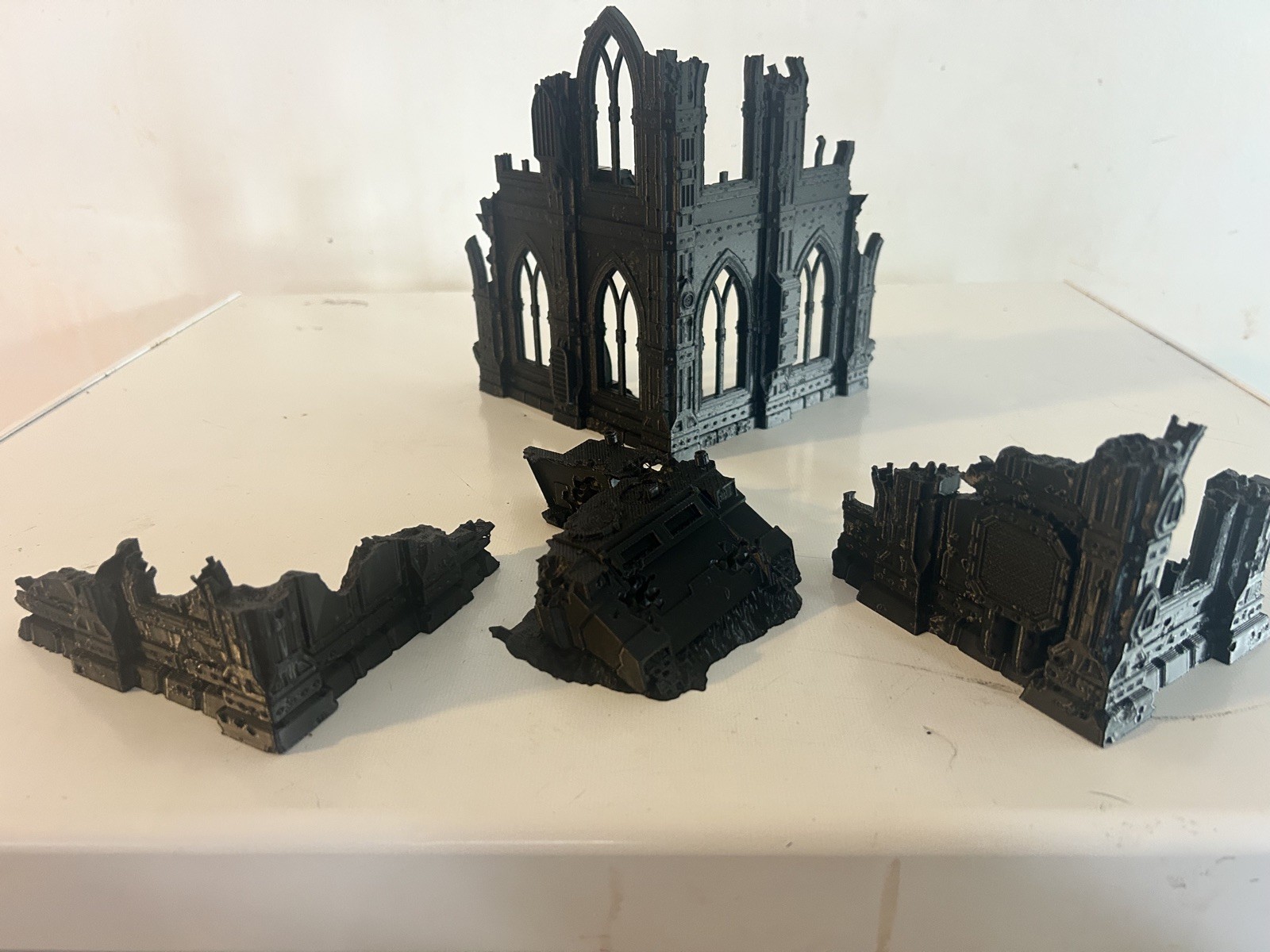 4-Piece Ruin Terrain Set for Warhammer 40k Kill Team