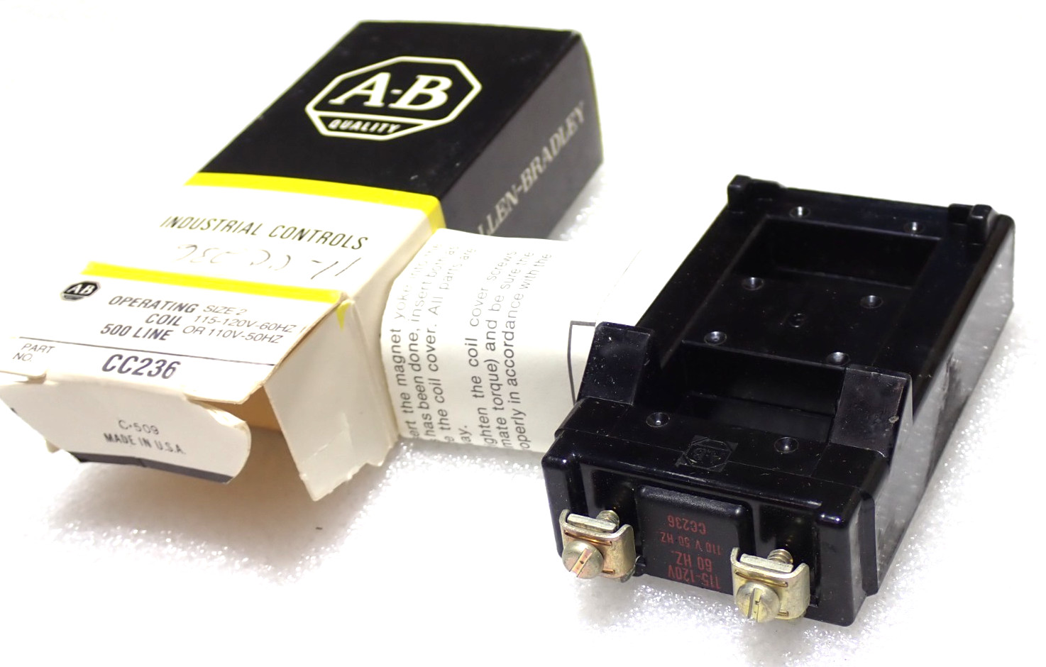 Allen Bradley CC236 500 LINE Operating Coil Size 2 NEW