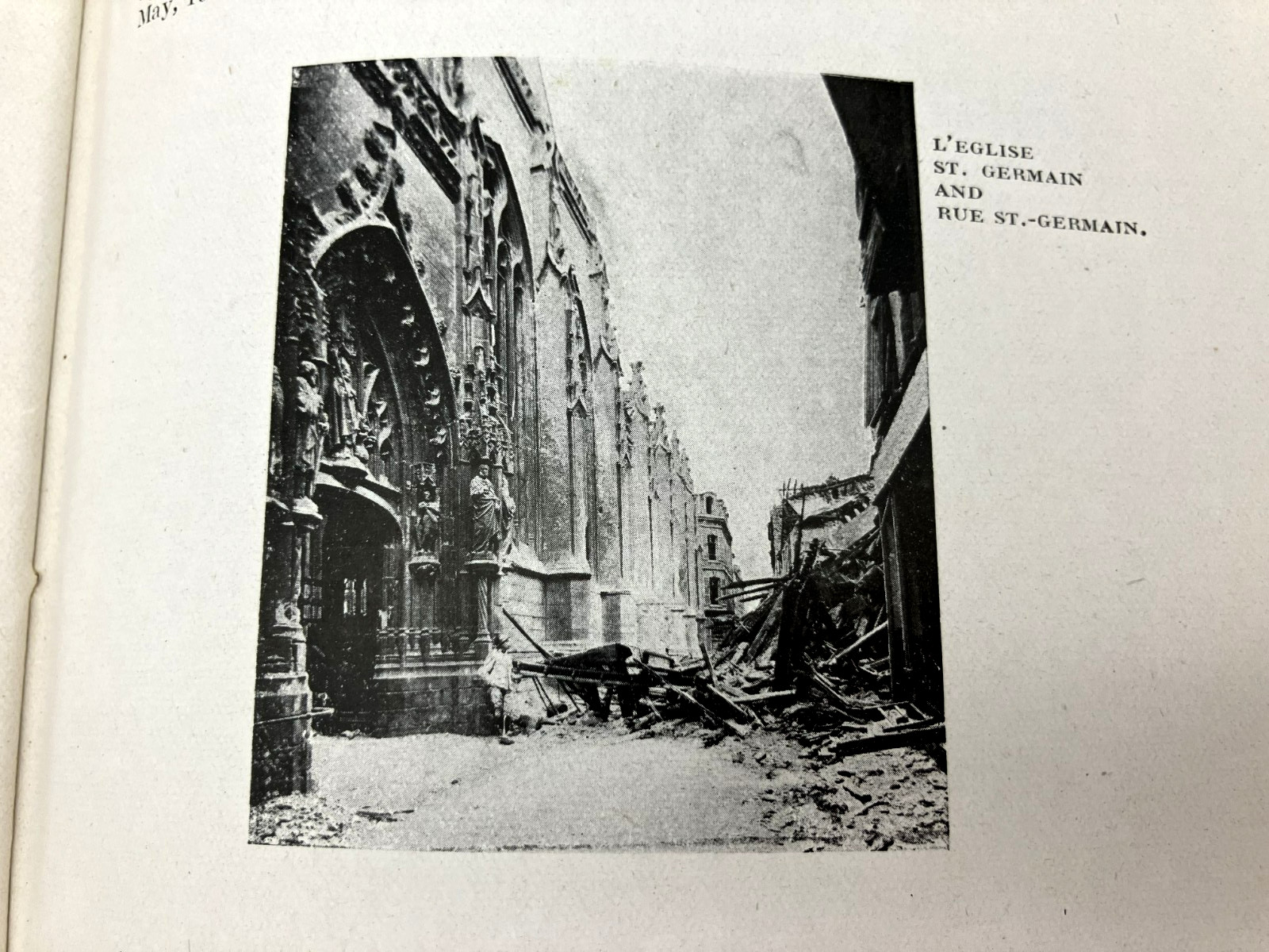 Antique 1919 WWI AMIENS Before And During The War Michelin Illustrated Guide