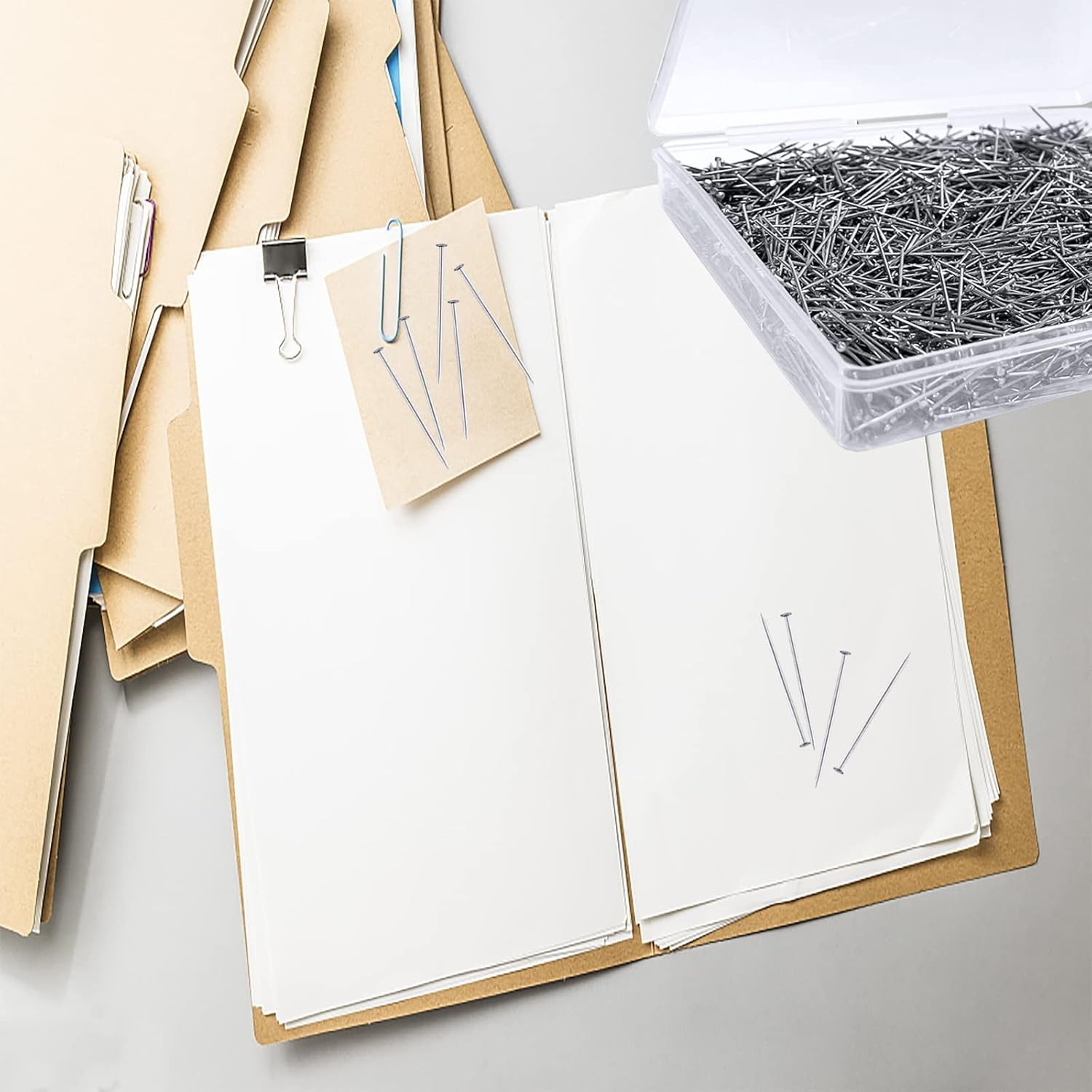 500/2000PCS Straight Pins for Crafts, Sewing Pins for Fabric Dressmaker Pins...