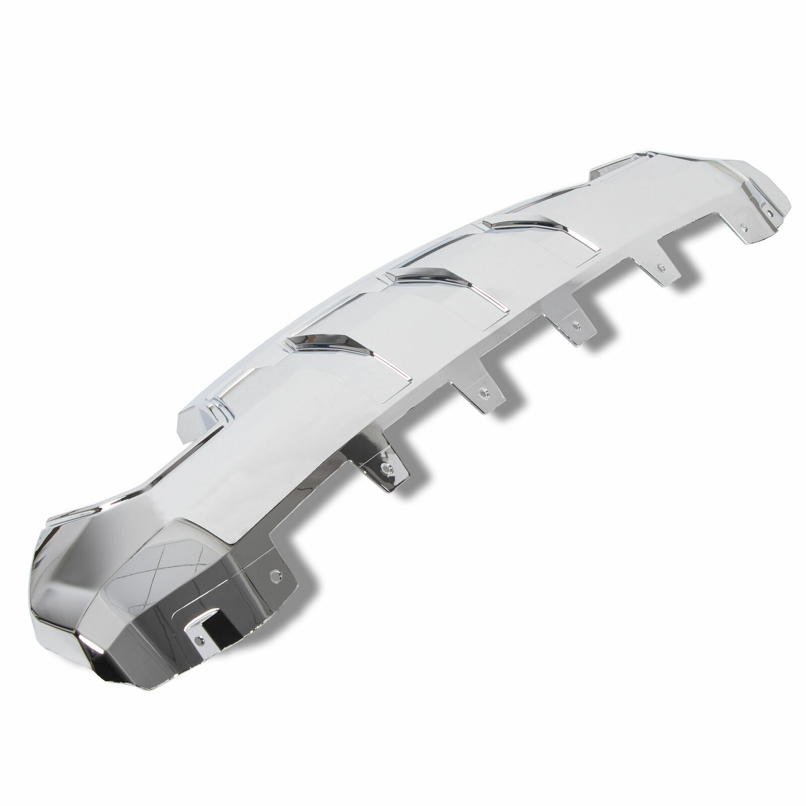 Fits 16-19 GMC Sierra 1500 Front Bumper Skid Plate Protective Armor Chrome