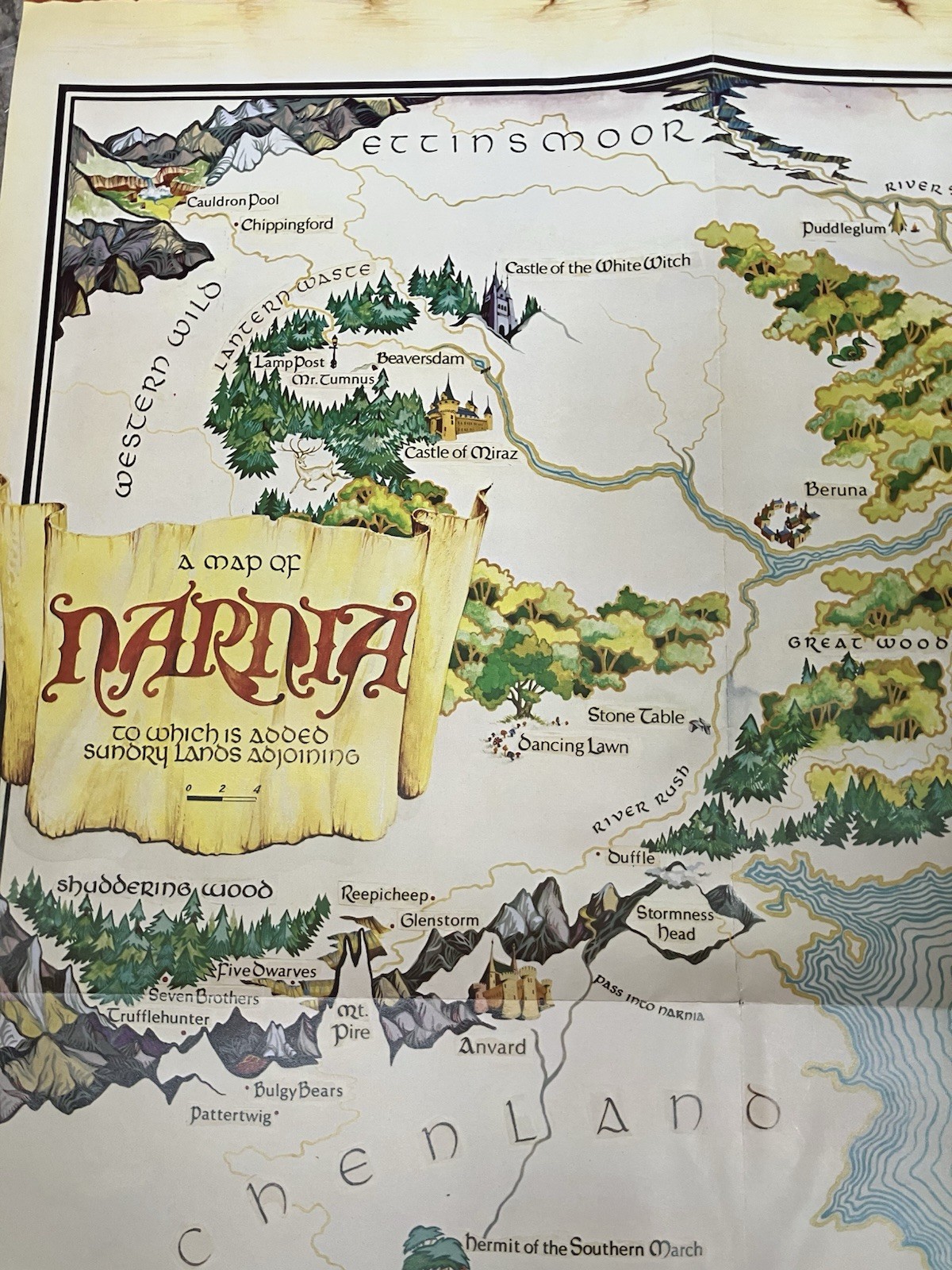 Vintage 1978 Voyage to Narnia Curriculum Set David C Cook C.S. Lewis Map Book +