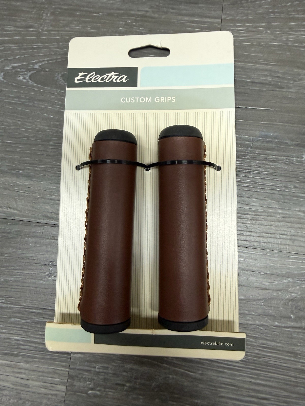 Electra Brown Bicycle Bike Grips Cruiser Tan Stitch