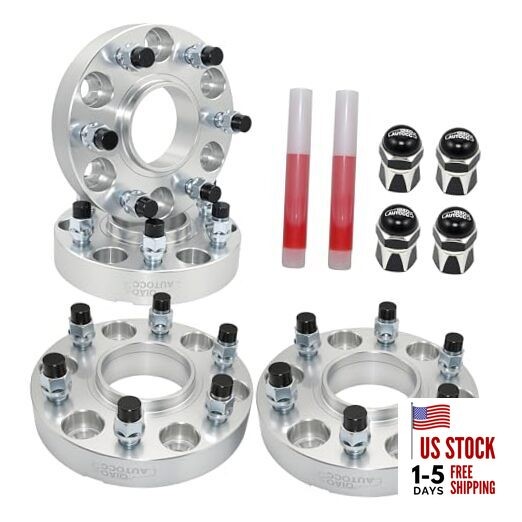 6x5.5 Hubcentric Wheel Spacers for Silverado Sierra 6x5.5-M14x1.5-78.1-1.25"