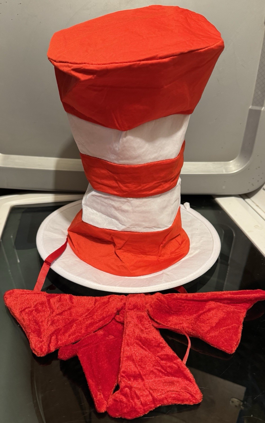 DR SEUSS CAT IN THE HAT - Hat And Bow tie COSTUME ACCESSORY SET