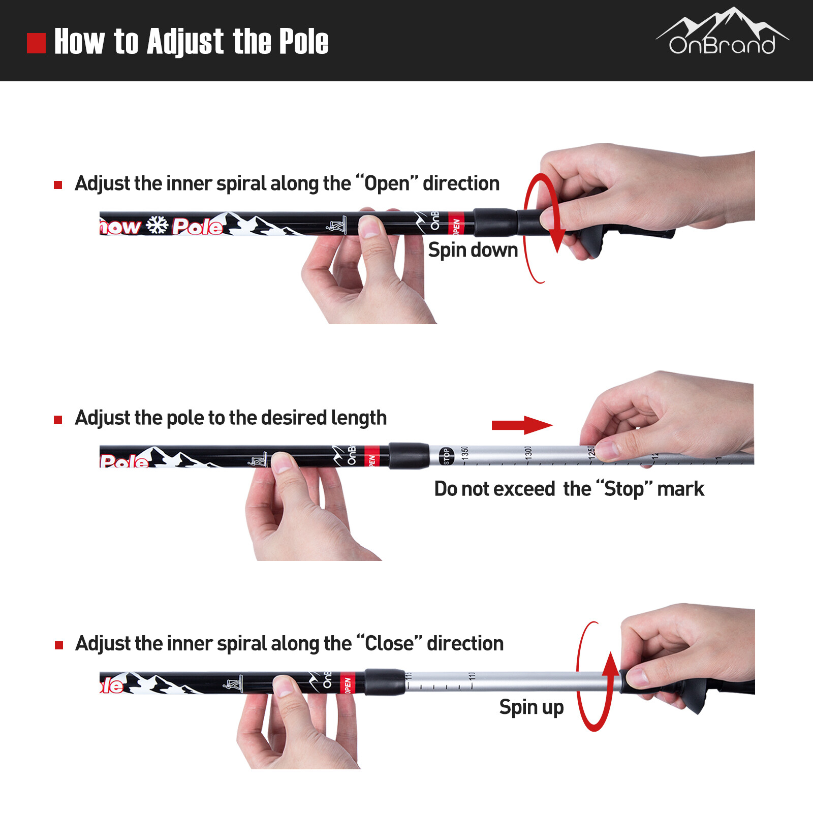 Lightweight Al Snowshoes Unisex 21/25 Inch Pair Anti-shock With Poles Kit & Bag