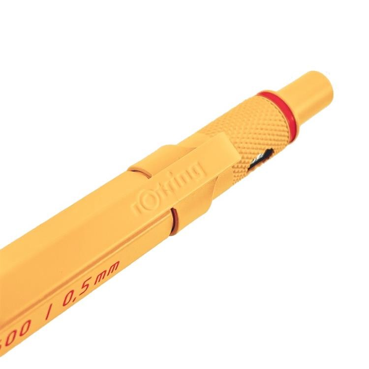 Rotring 600 Mechanical Pencil 0.5mm Yellow Loft Limited w/ HB Lead Japan FS NEW