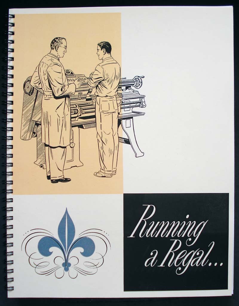 LeBLOND Regal 13"-24" Lathe Manual Running A Regal