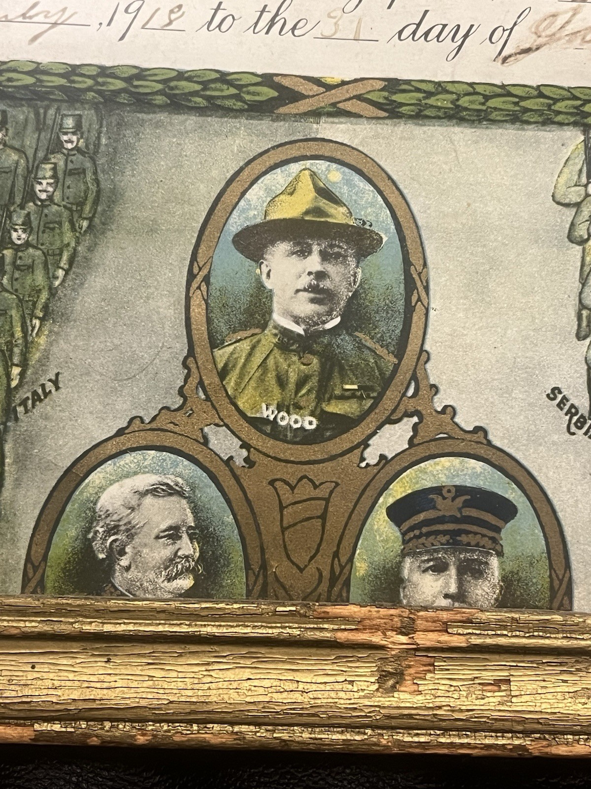 1918 World War 1 US Military Service Record Of William T Gant