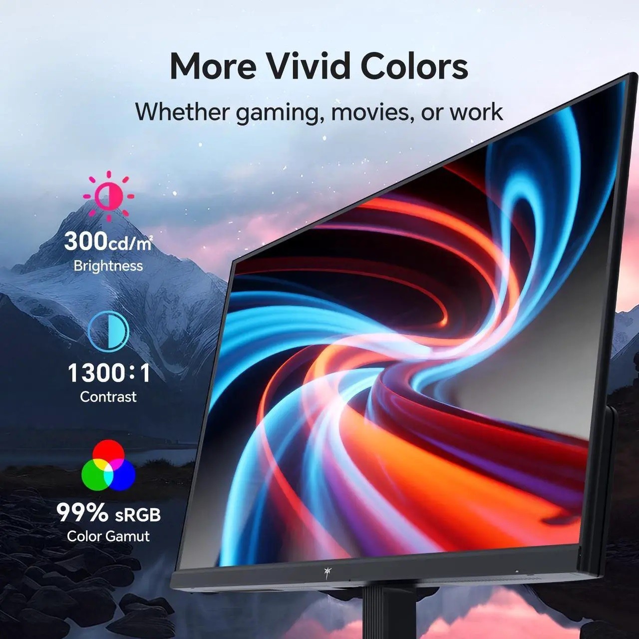 KTC H27D9 27 Inch QHD Computer Monitor IPS Panel 2K 1440P PC Gaming Monitor