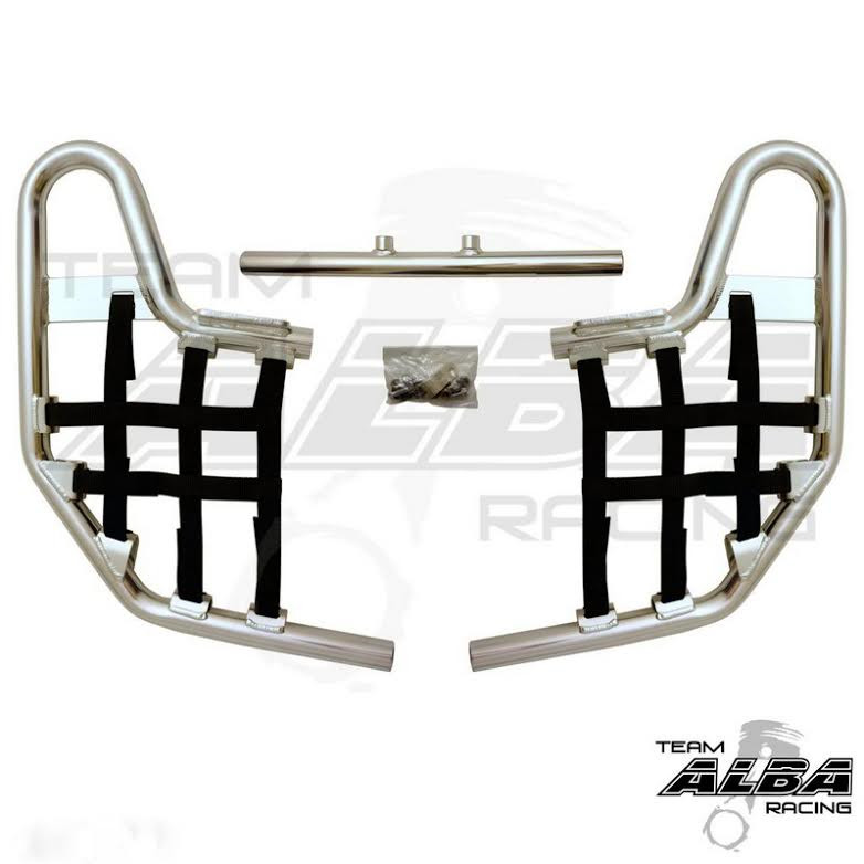 TRX 400EX TRX 400X Honda   Nerf Bars  Alba Racing  Silvr/Blk 211 T1 S