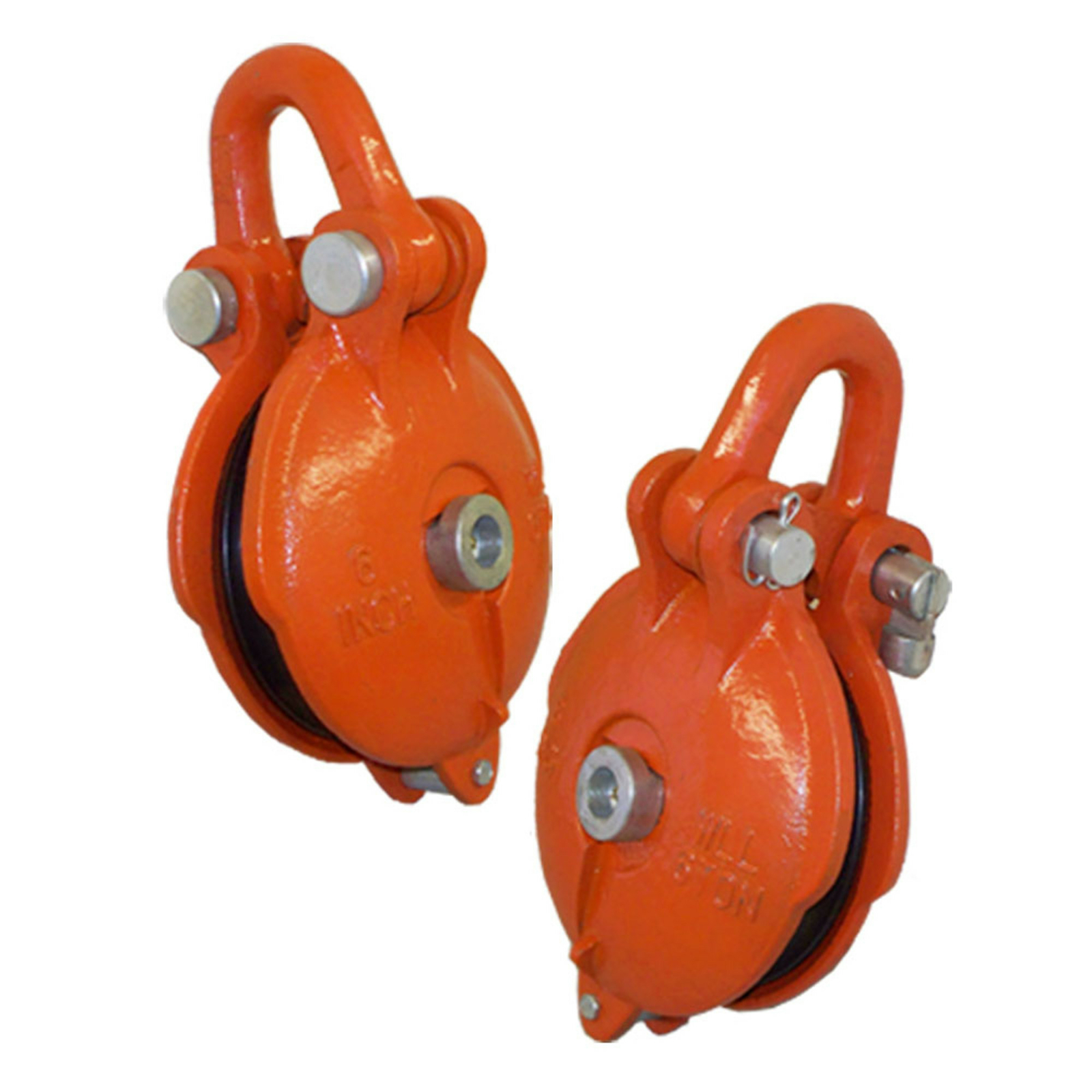 4.5 Ton Bail Snatch Block Hoist Rig-ging Shackle Wire Rope 5" Pulley