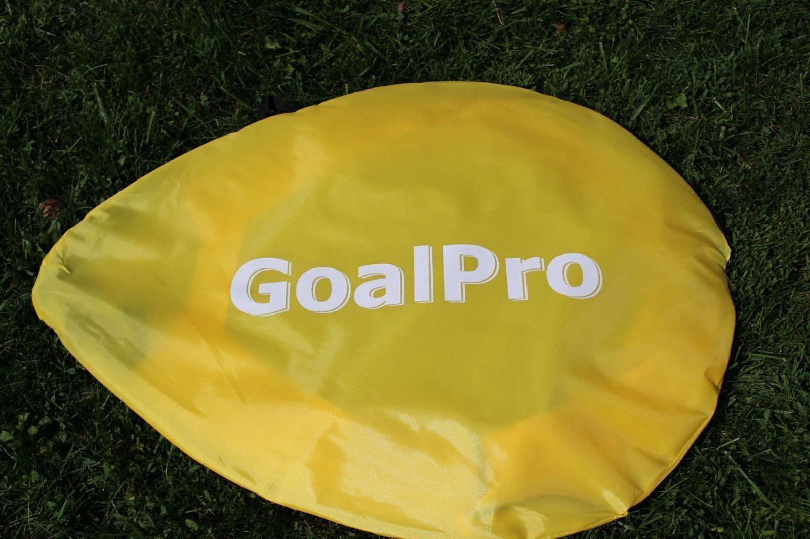 (2) NEW GOAL PRO® Portable Foldable SOCCER GOAL CHILD SOCCER GAME COACH YELLOW