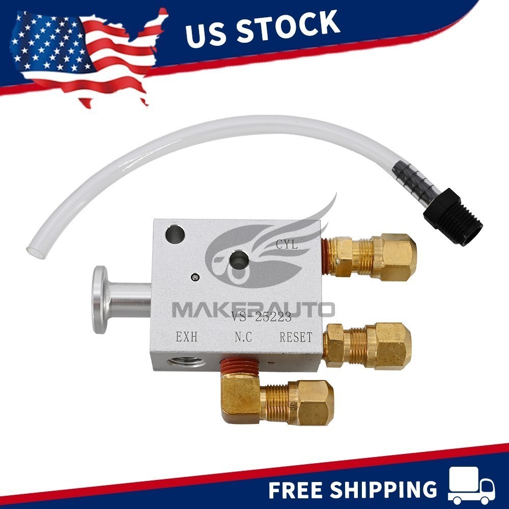 1Pcs 3-Way Auto Reset Valve w/Fittings For Hendrickson VS-25224 334-1846