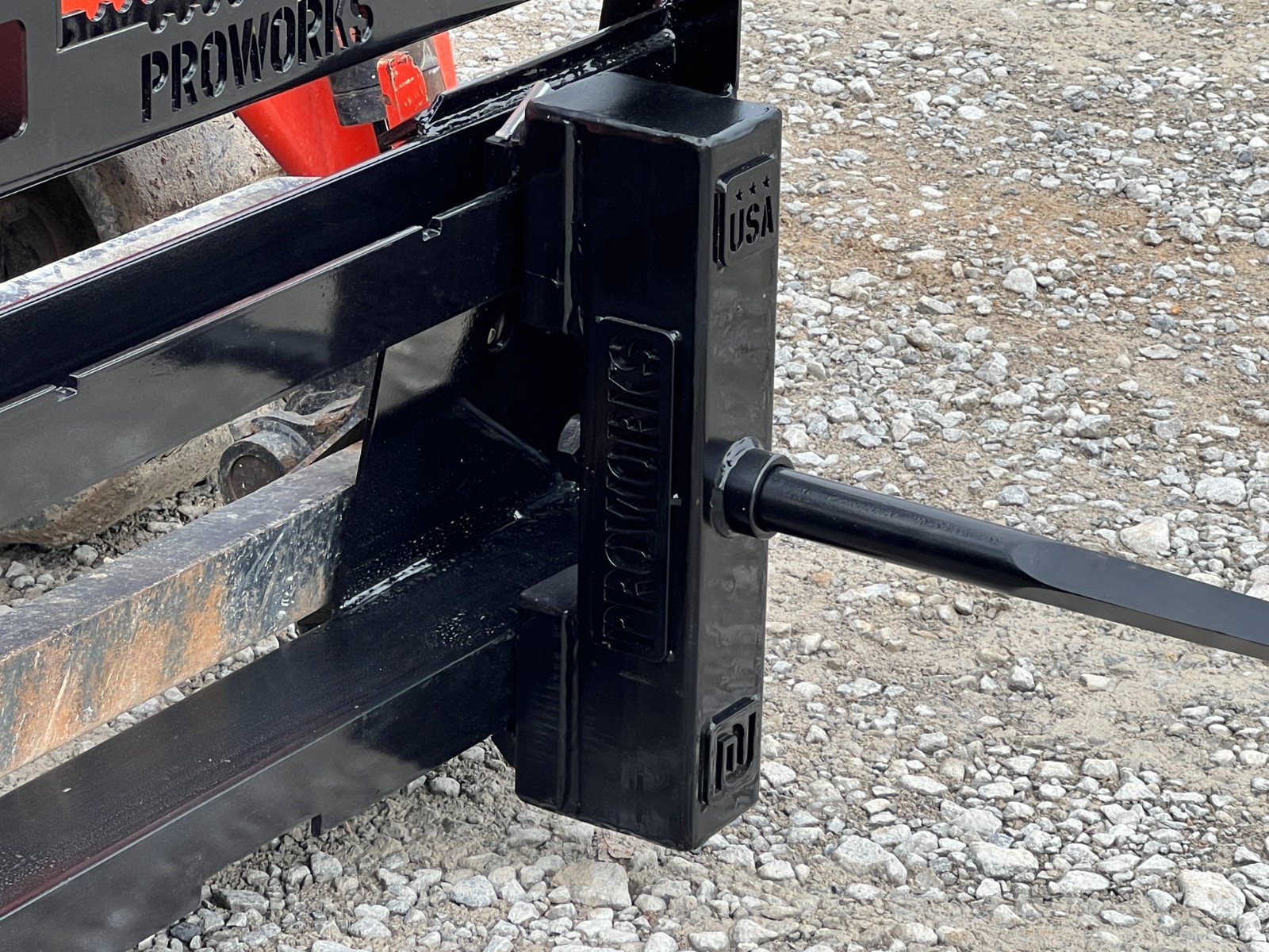 49-inch Hay Bale Spear Attachment for Class II ITA Pallet Fork