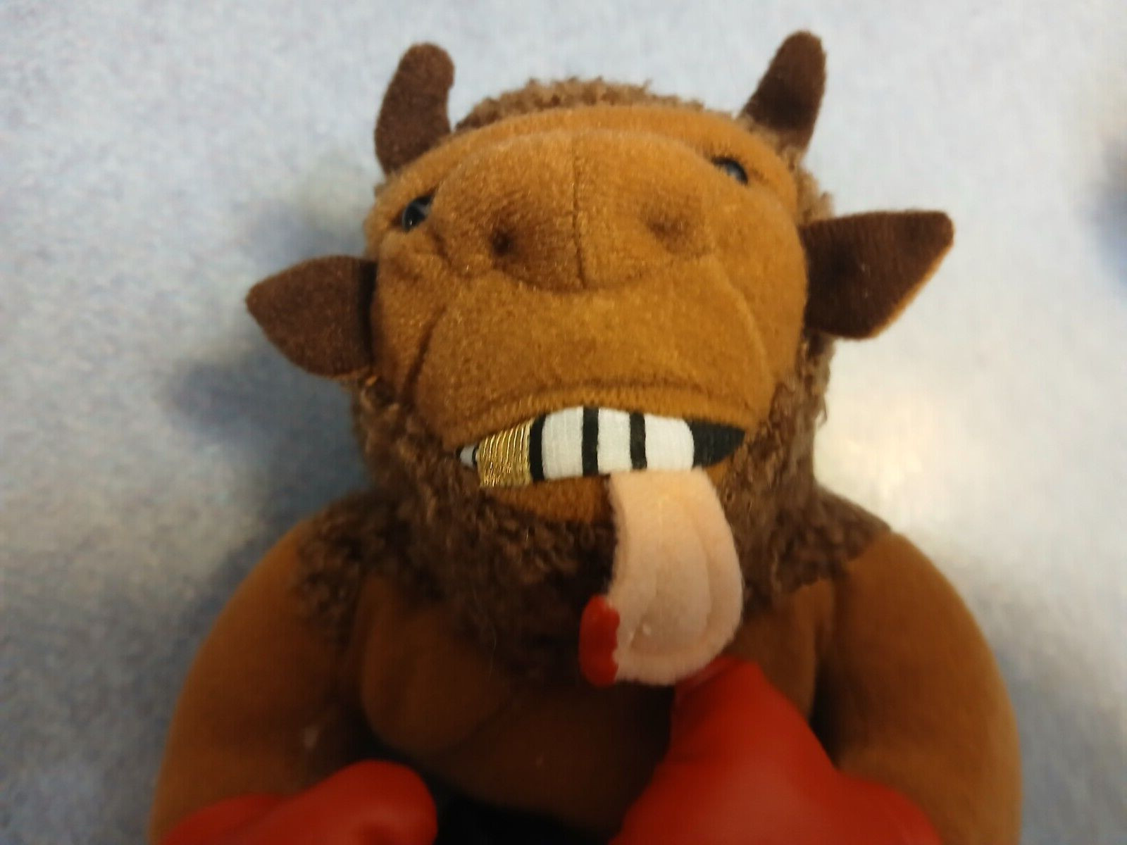 Lot of 10 1998 Idea Factory Infamous Meanies Plush Mike Bison New Mike Tyson VTG