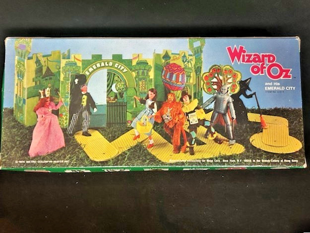 Vintage MEGO FIGURES 1974 WIZARD OF OZ Lot of (6) ORIGINAL BOXES UNUSED DOLLS