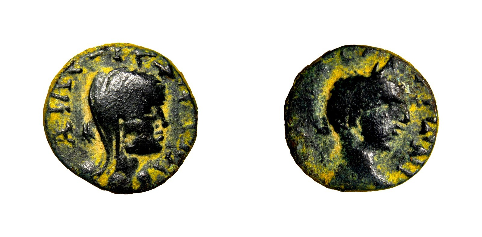 VERY RARE !!! DECAPOLIS. Philadelphia. Elagabalus (218-222). Best Example Coin