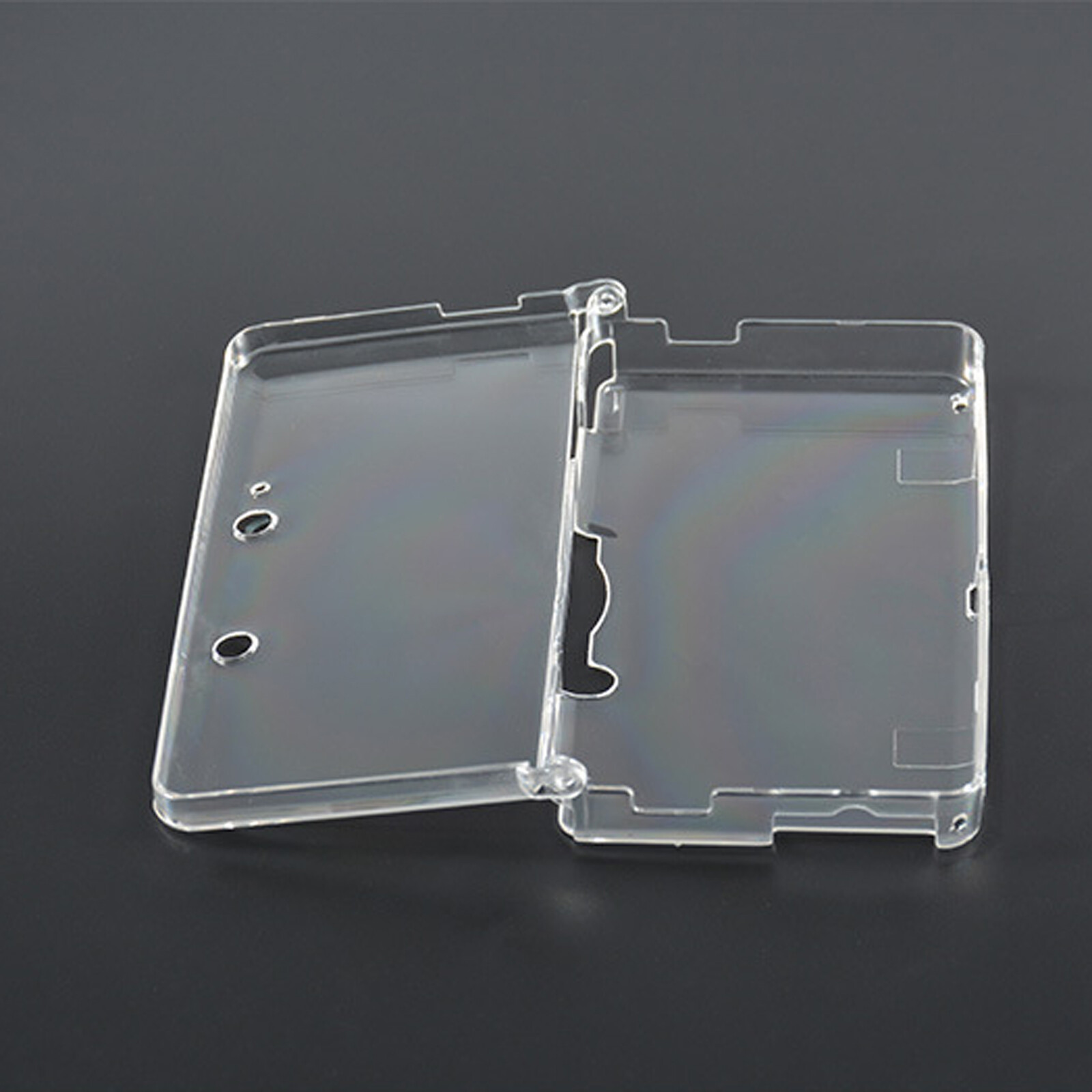 For Nintendo 3DS Clear Snap-on Plastic Crystal Hard Shell Case Protective Cover