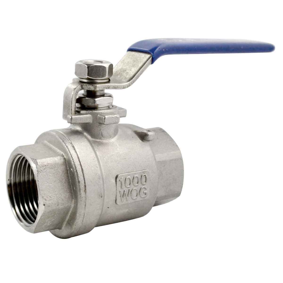 US STOCK 3/4" 3/4 inch NPT Threaded Full Port Ball Valve Stainless Steel SS 316