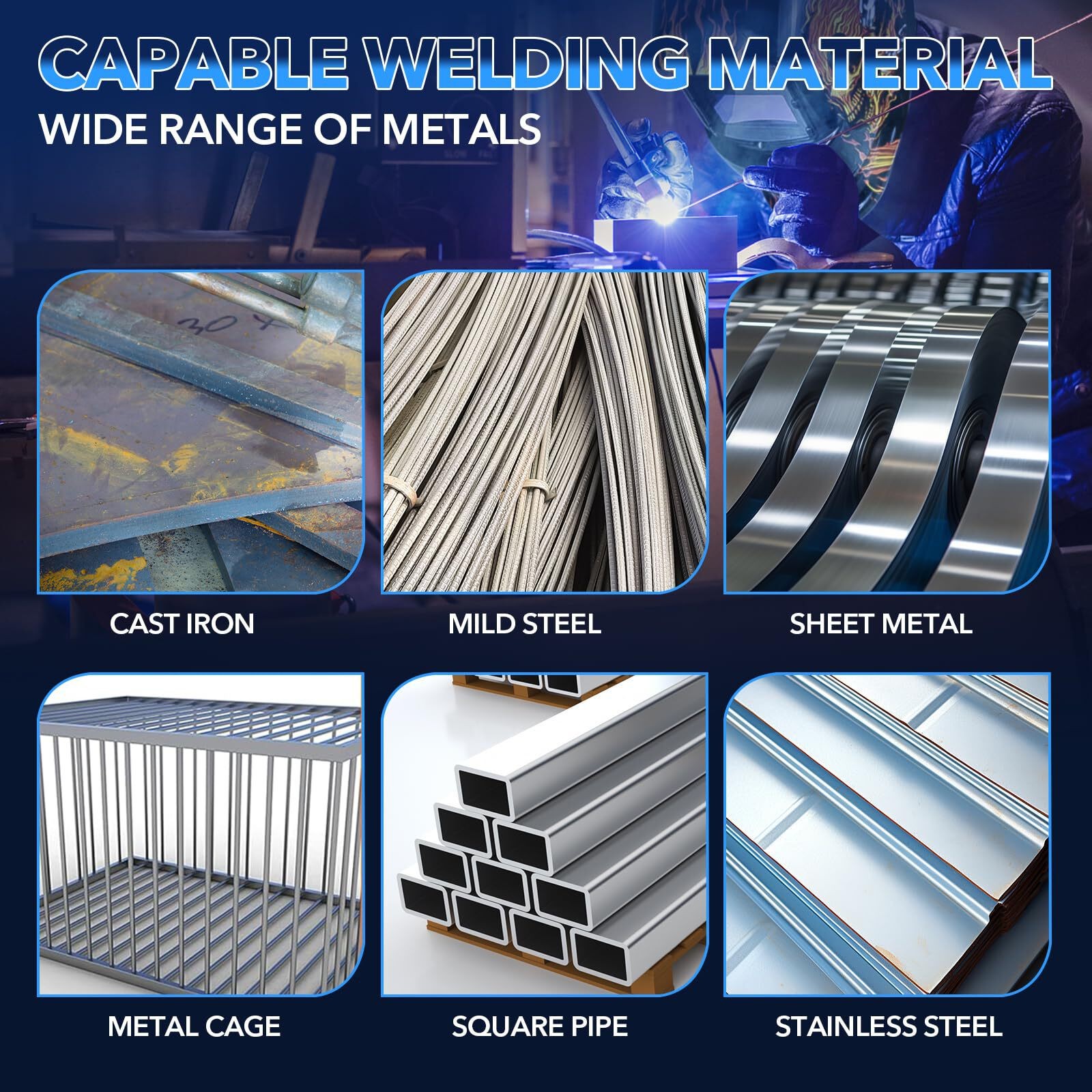 TRQWH 255A MMA ARC Welder, Portable 110V/220V Stick Welder with Digital Display