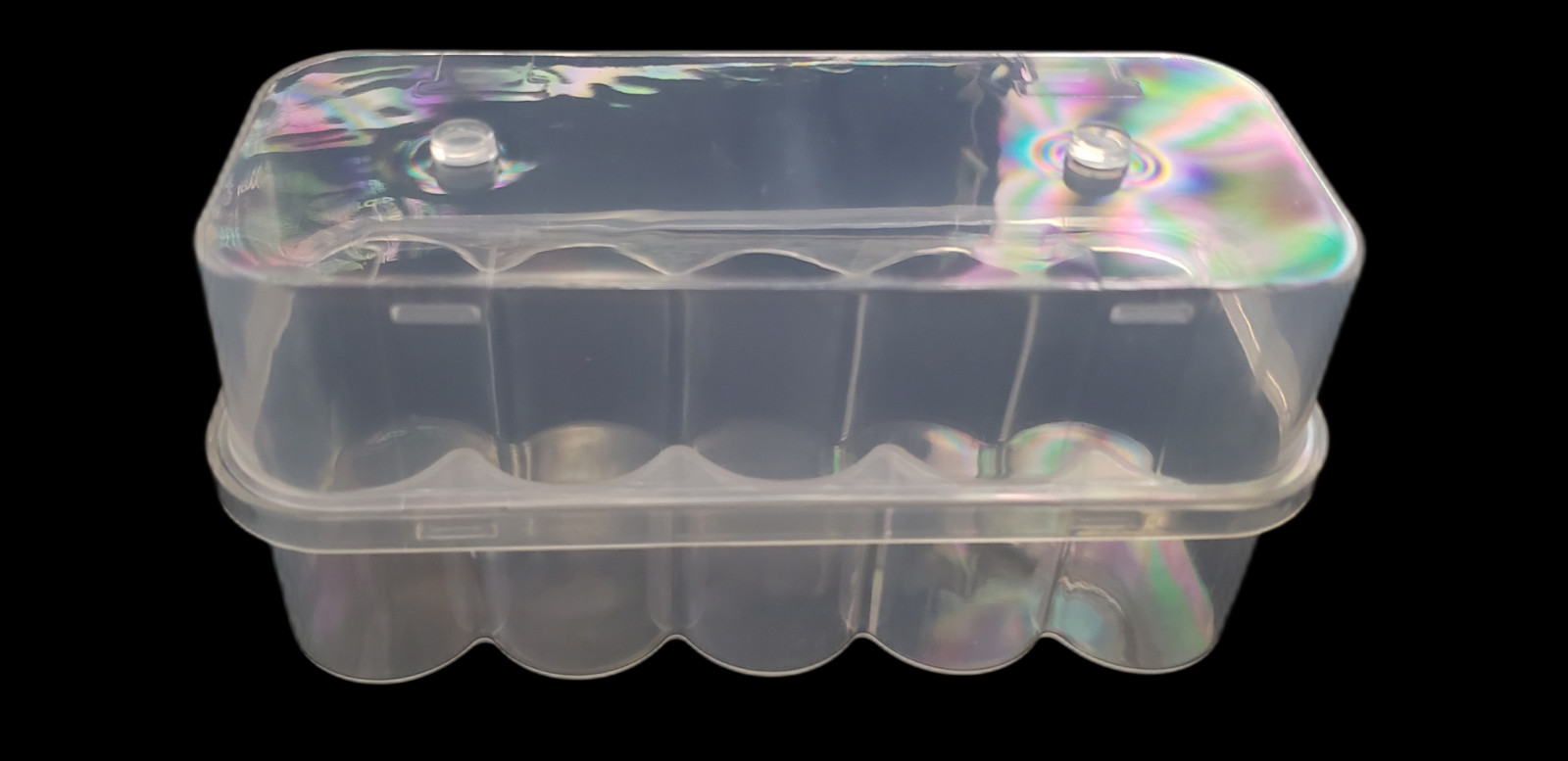 Clear Plastic 10 x 10mL Vial Storage Box Case