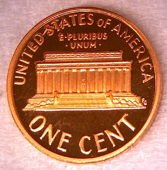 1988 S PROOF LINCOLN MEMORIAL CENT PENNY