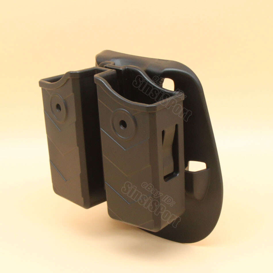 Double Mag Pouch Magazine Holster For Glock 19 19x Glock 17 26 22 23 g27 g 34 33