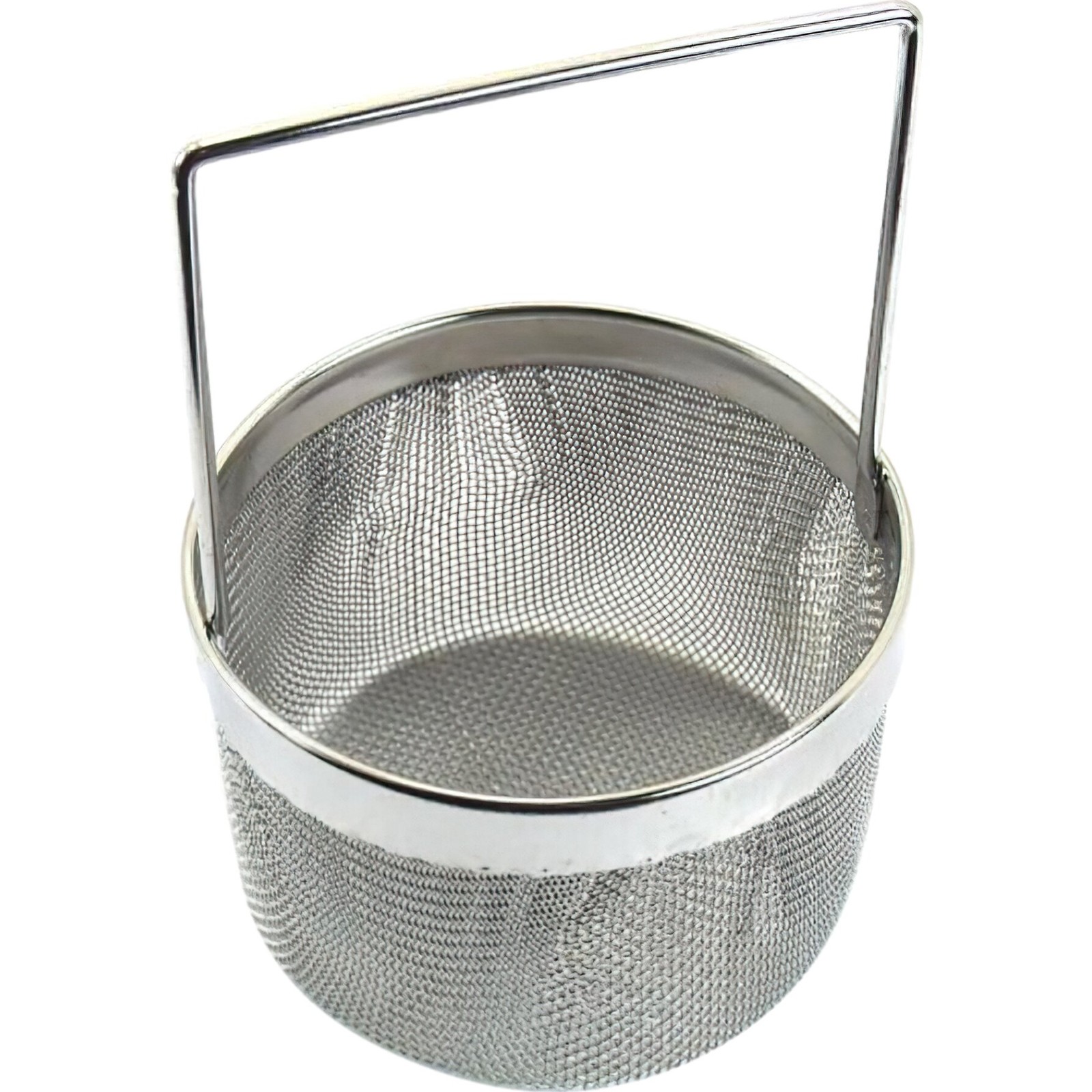 Small Ultrasonic Task Jewelry Cleaning Basket 6" Tall, 2.75" Diameter Basket