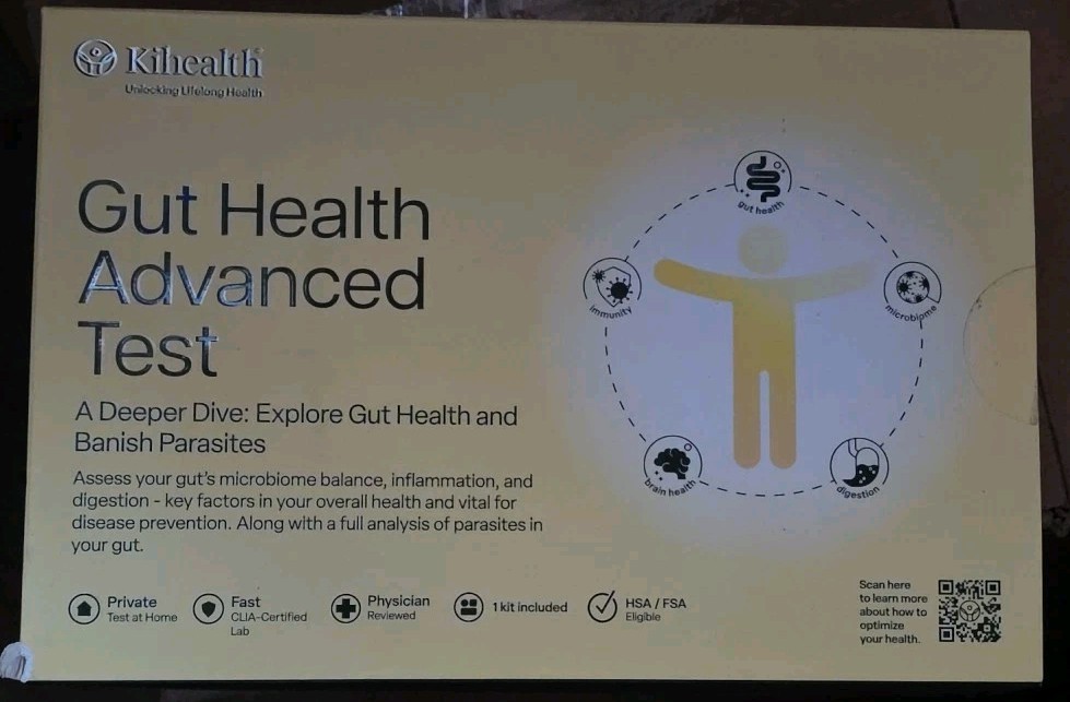 Kihealth Gut Health Advanced Test - Explore Gut Health And Banish Parasites