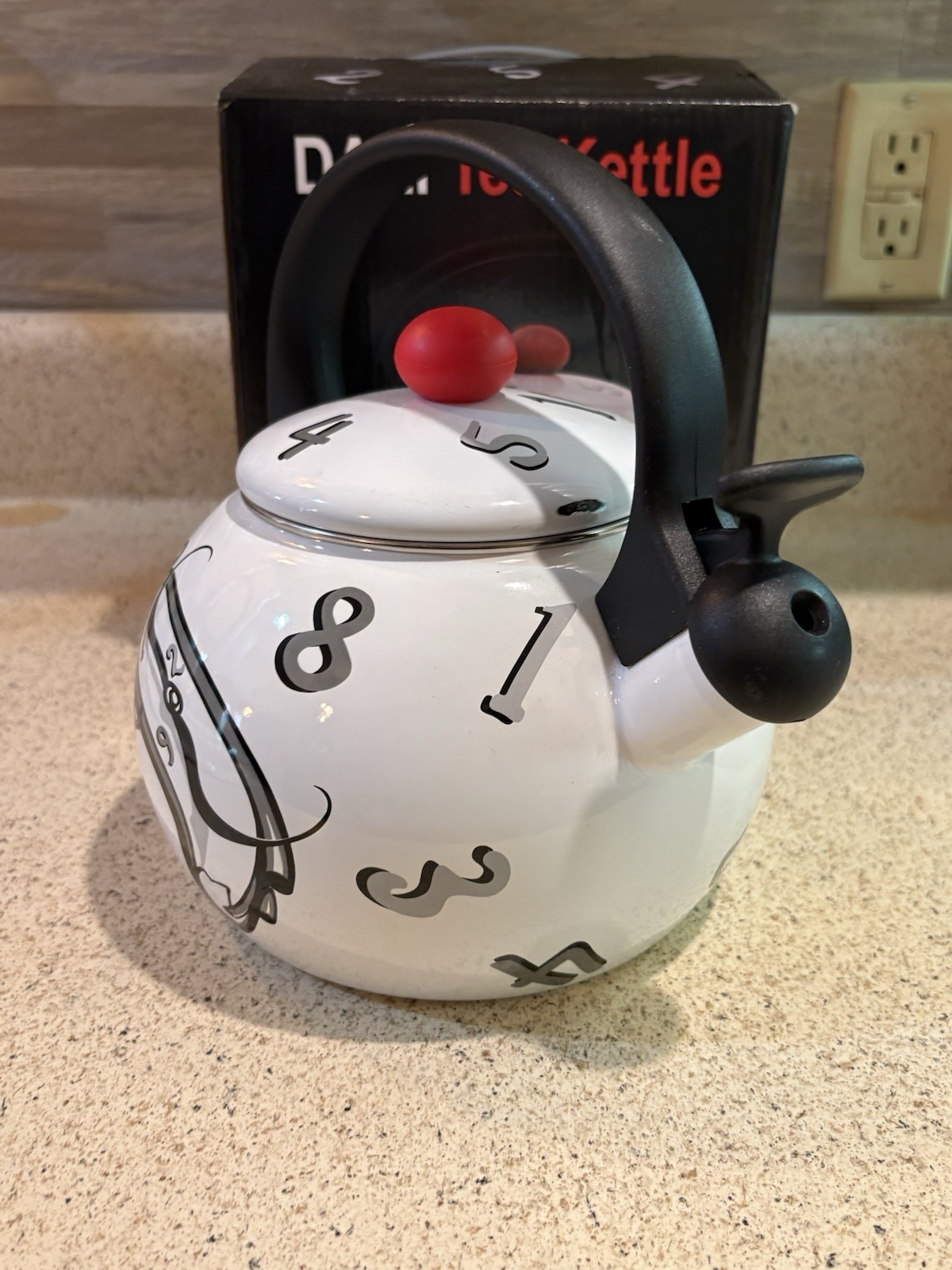 Rare SALVADOR DALI Melting Clock Tea Kettle In Original Box