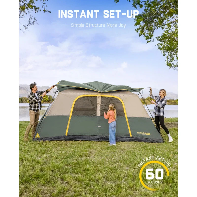 FanttikOutdoor C10 Pro Camping Tent NAVY COLOR 60 Seconds Set Up Windproof & Wat