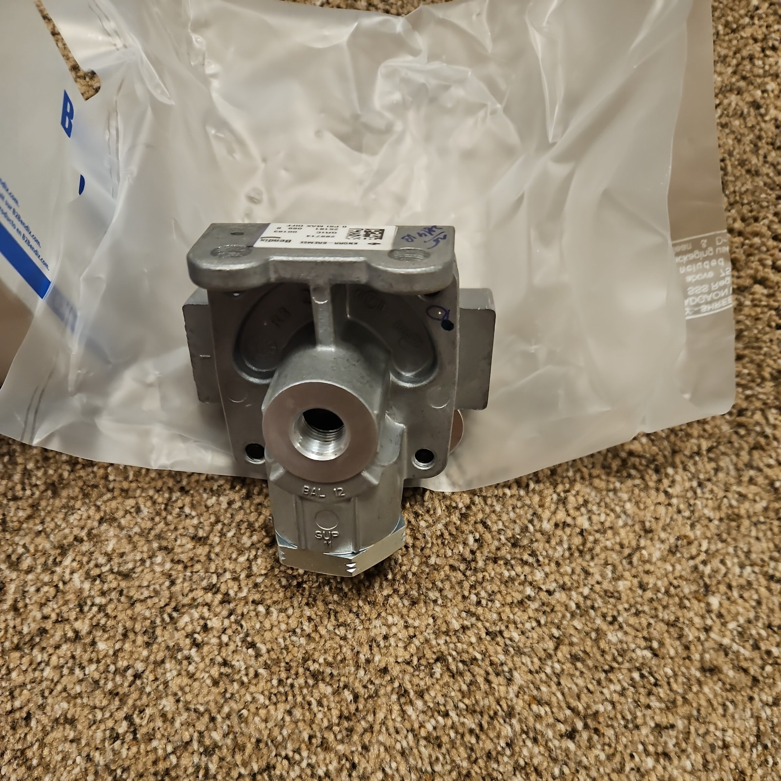 Bendix 289714 N QR-1C Quick Release Valve, New