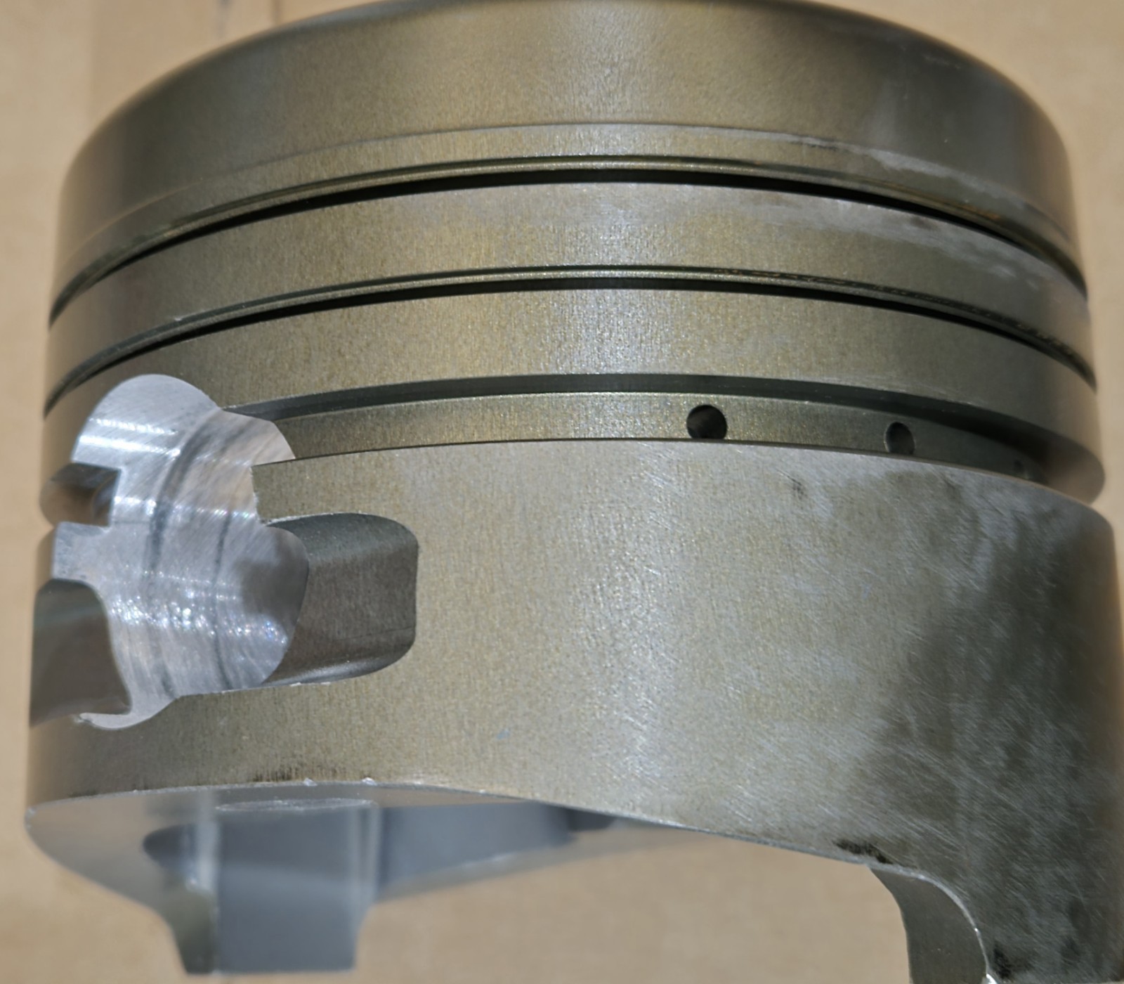 John Force Autographed Used Piston With COA