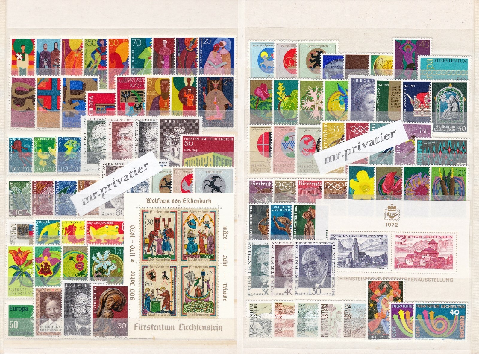 LIECHTENSTEIN 1961-1995 - 35 Complete Years! - Sale - Big MNH Collection - €1180