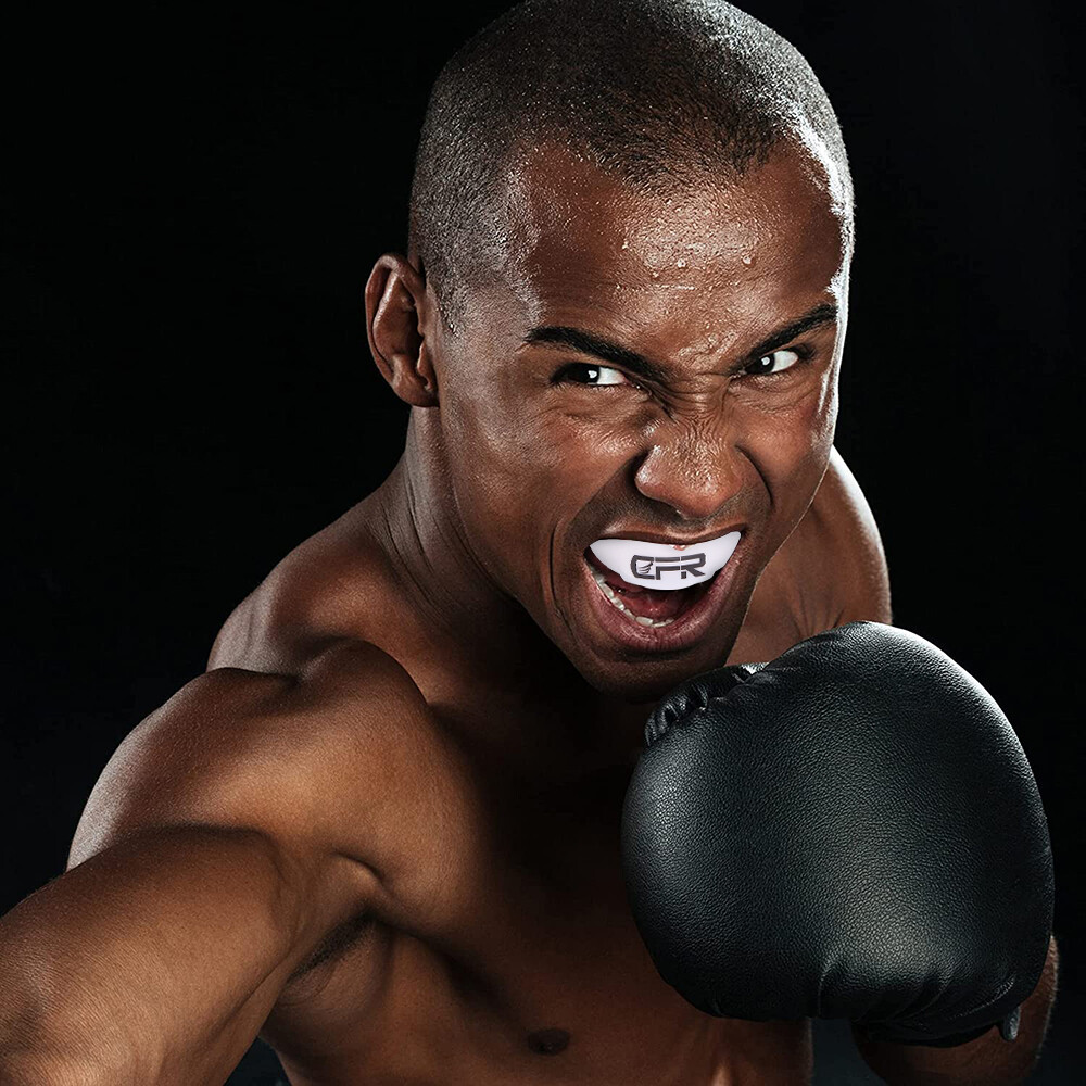 Gel Gum Mouth Guard Shield Teeth Grinding Boxing MMA Sports MouthPiece Battle US