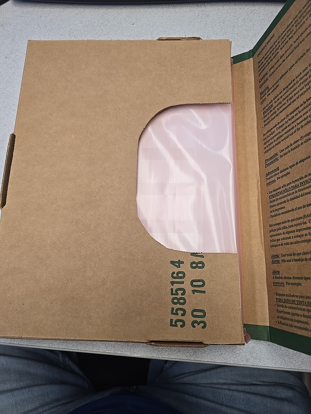 Panduit Polyester White 1" x 1.5" 2500 labels S100X150YAJ Full Cases