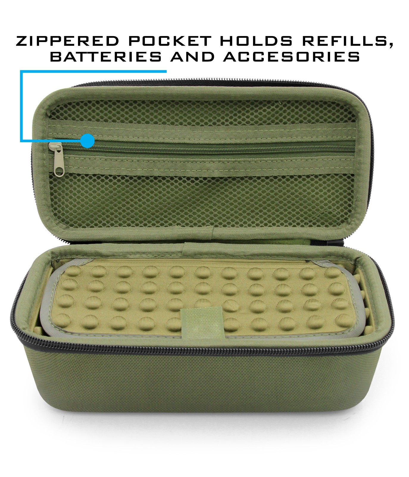 CASEMATIX Hard Shell Travel Case for CB Radio, Midland, Cobra & Uniden Radios