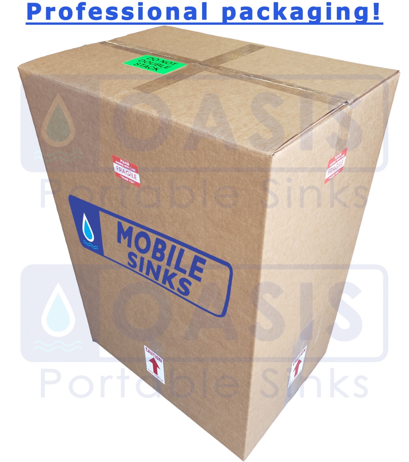 Portable Mobile Sink HOT Water Large Bowl PREMIUM Chrome Fixtures Hose Sprayer