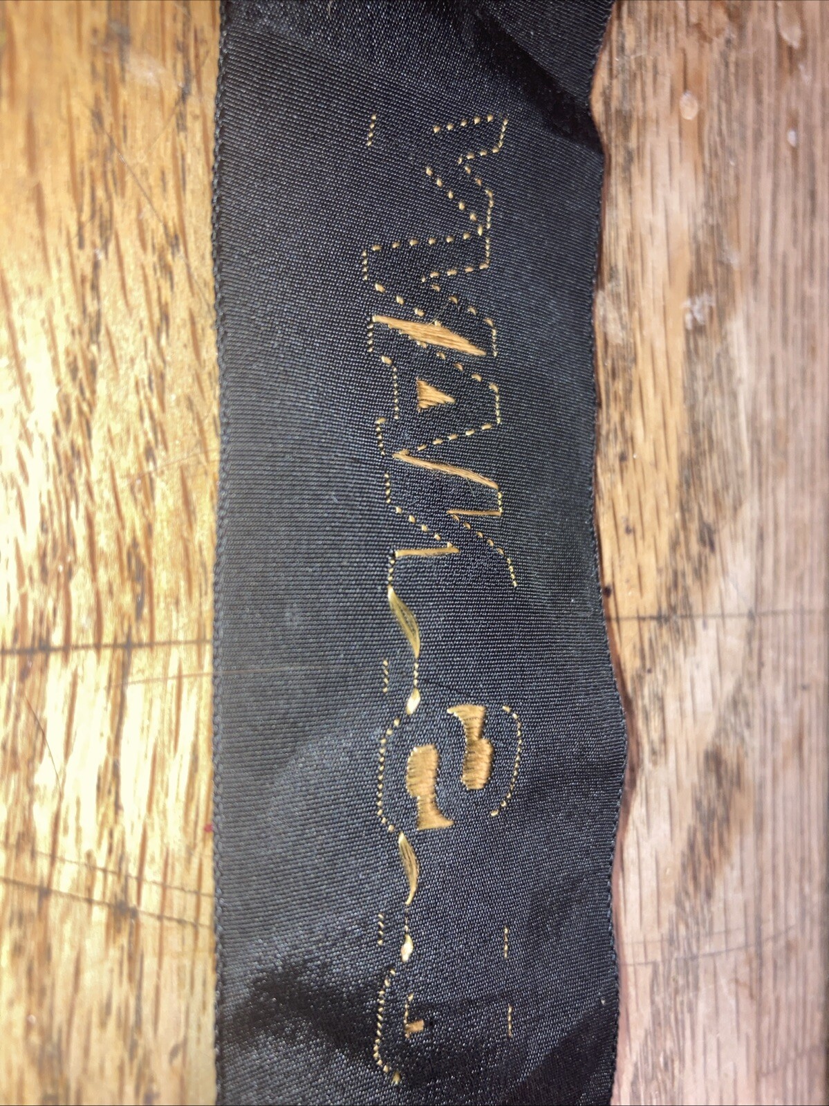 NEW NEVER USED U.S. NAVY CAP RIBBON / TALLY hat usn uss