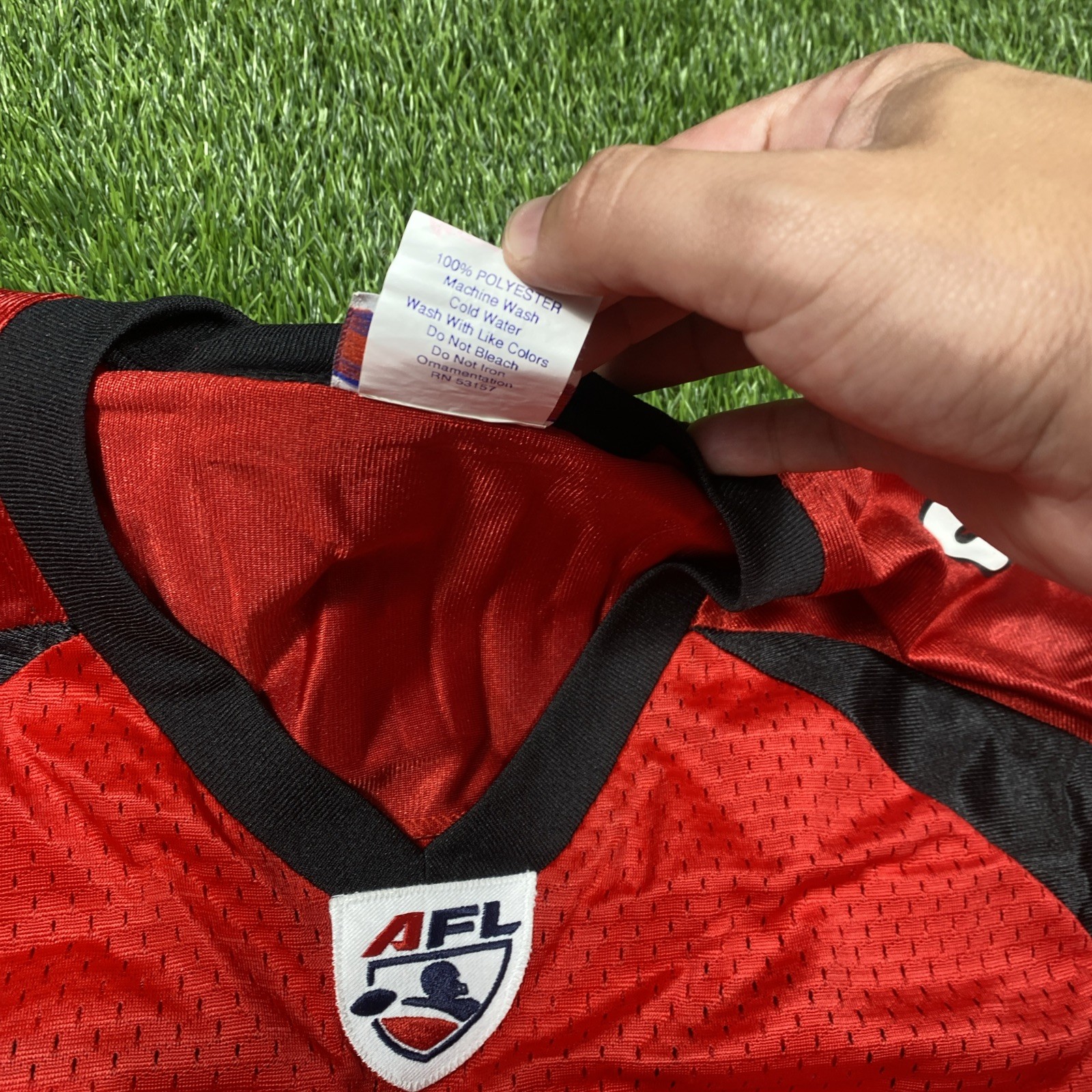 Las Vegas Gladiators Arena Football Jersey Mens Large Red #97 Majestic