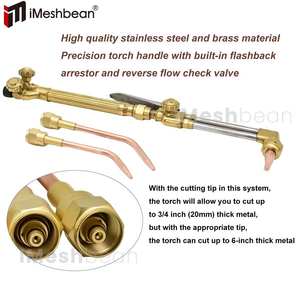 US Victor Style Oxygen Acetylene Cutting Welding Torch Set CA1350, 100FC Handle