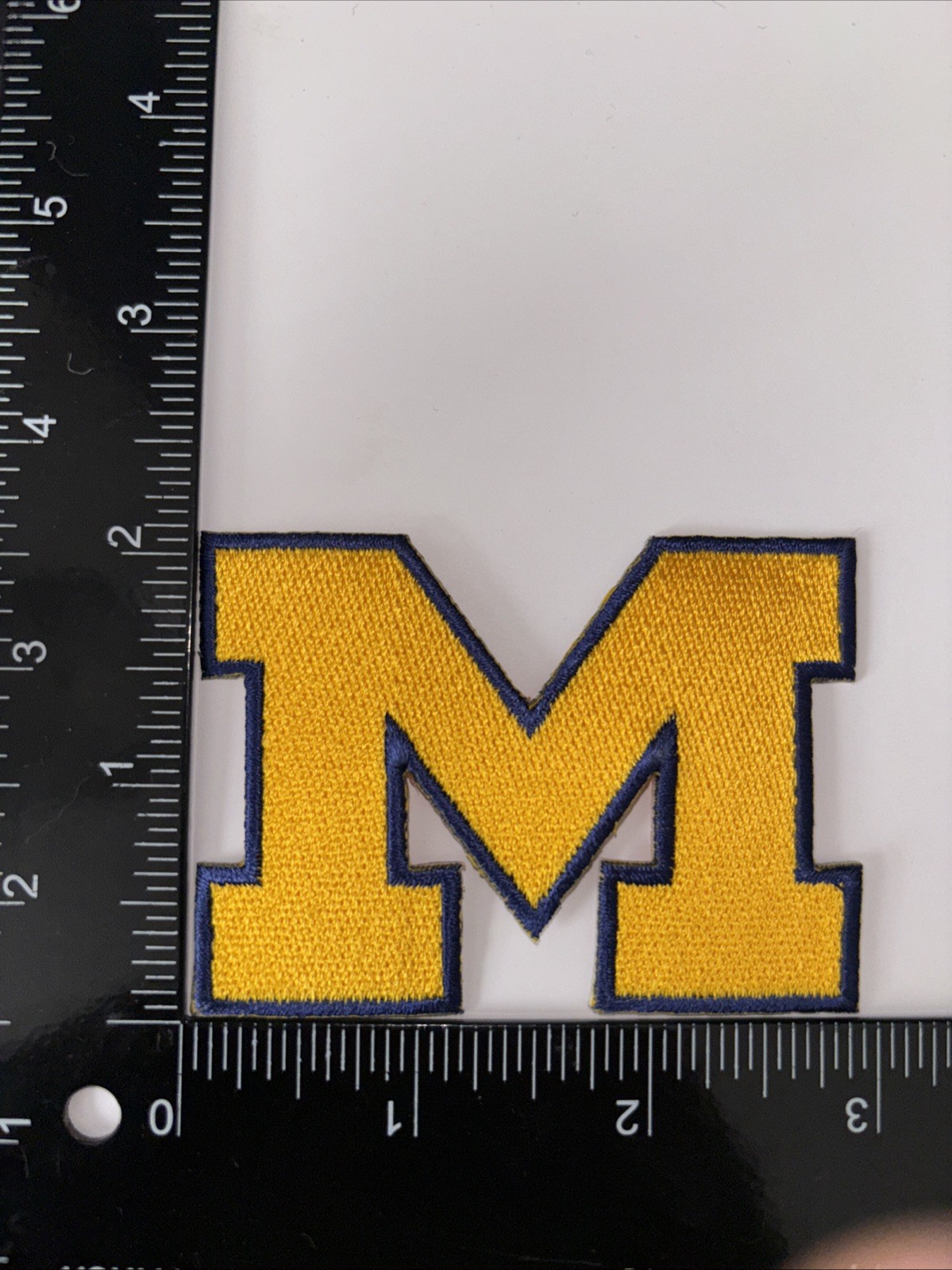 Michigan iron on patch