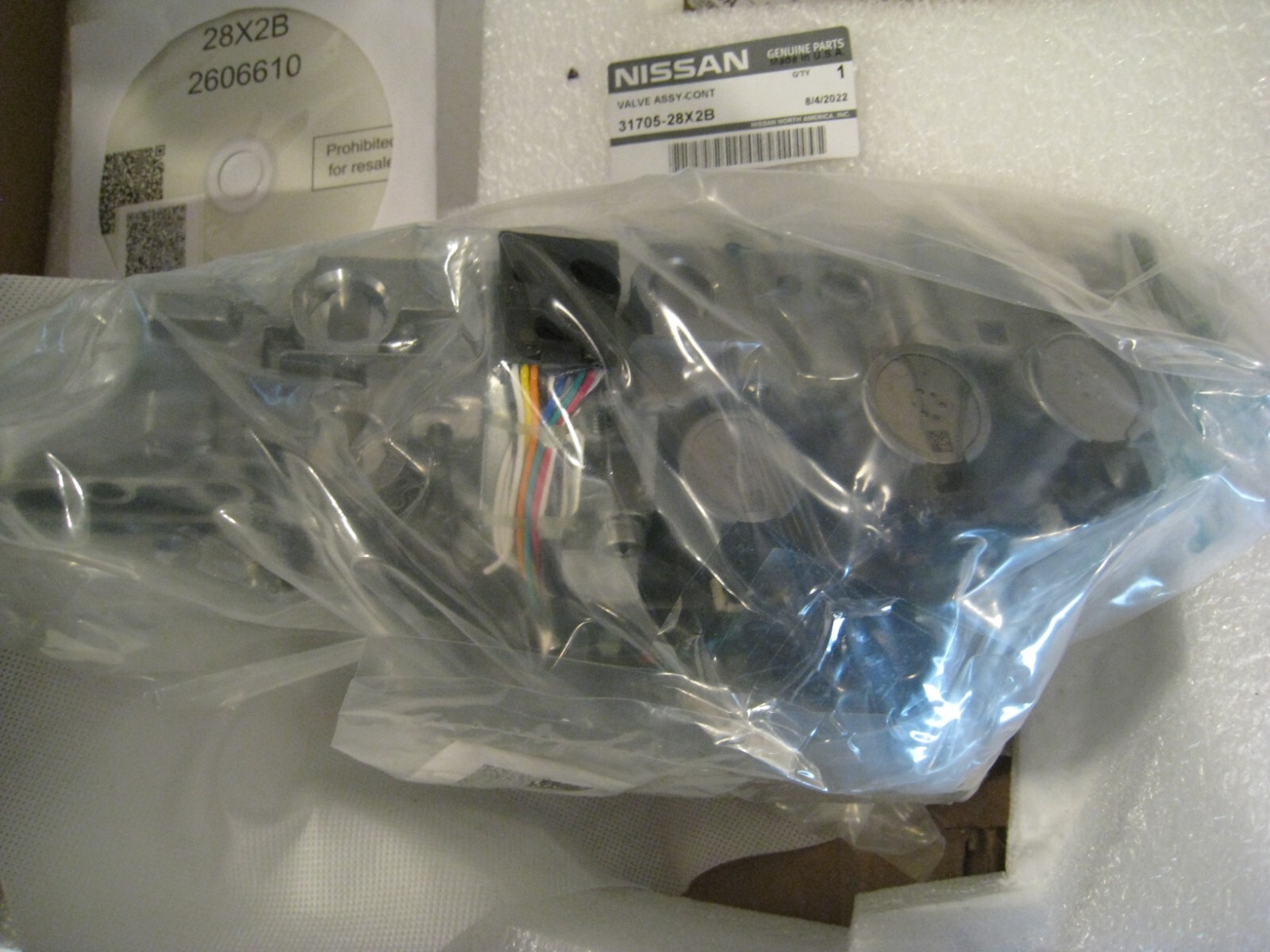 GENUINE NISSAN JF016E RE0F10D CVT Trans Control Valve Body 31705-28X2B KIT