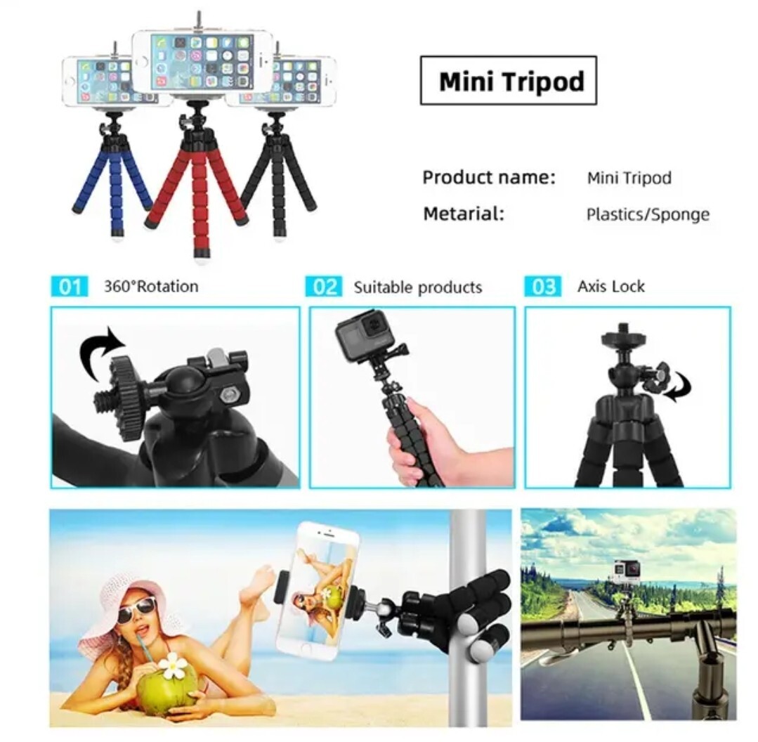 50-in-1 for Gopro Hero 13 12 11 10 9 8 7 6 5 Camera Accessories Accessory Kit