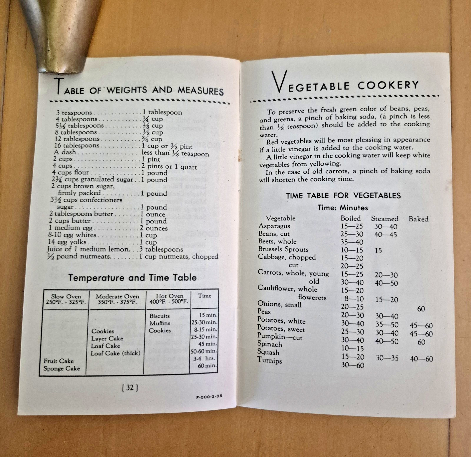 Vintage 1935 GOOD THINGS TO EAT Arm & Hammer Baking Soda Booklet 113th Edition