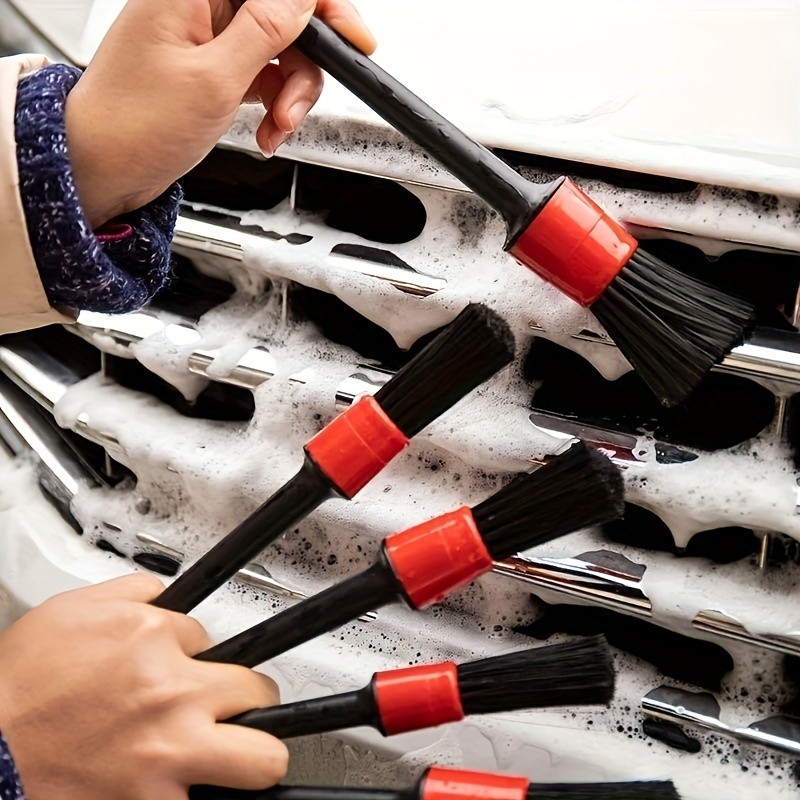 Car Detailing Brush Set - Multi-Size for Auto Interior & Exterior Cleaning